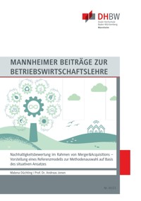 Nachhaltigkeitsbewertung im Rahmen von Merger&Acquisitions - Malena Düchting - ebook