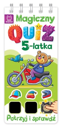 Magiczny quiz 5-latka Potrzyj i sprawdź! - Bator Agnieszka - książka
