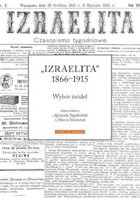 Izraelita 1866-1915 - Jagodzińska Agnieszka, Wodziński Marcin - książka