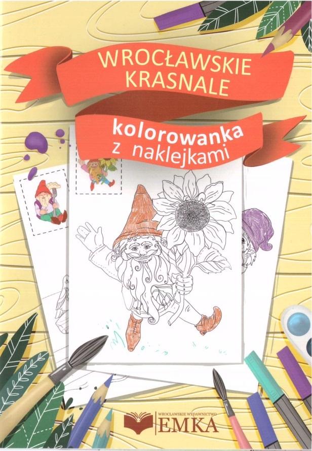 Wrocławskie krasnale - kolorowanka - zbiorowa praca - książka