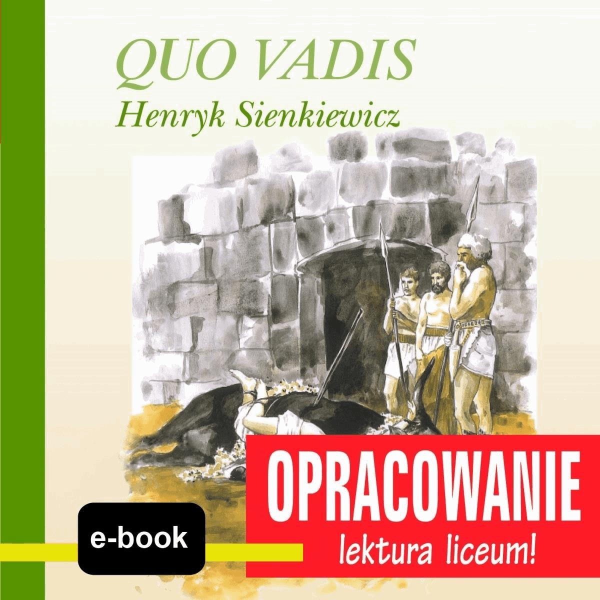 Okładka:Quo Vadis (Henryk Sienkiewicz) - opracowanie 