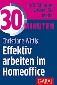 30 Minuten Effektiv arbeiten im Homeoffice - Christiane Wittig - ebook