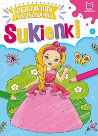 Kolorowanki przedszkolaka Sukienki -  - książka