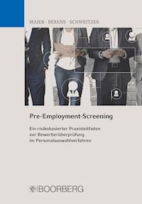 Pre-Employment-Screening - Bernhard Maier - ebook
