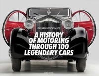 A History Of MotoringThrough 100 Legendary Cars - Cortanze Gérard - książka