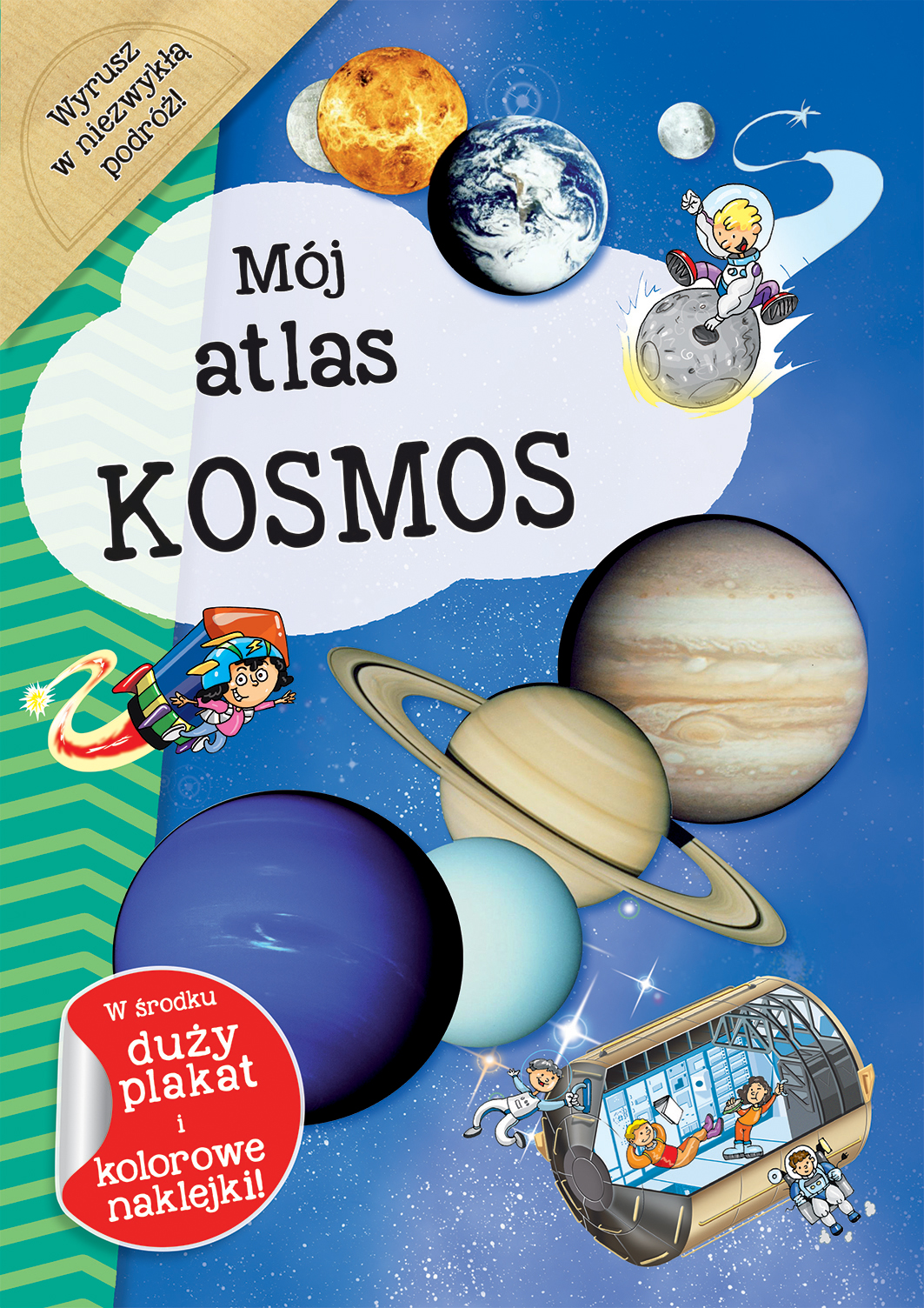 Mój atlas Kosmos - zbiorowa praca - książka