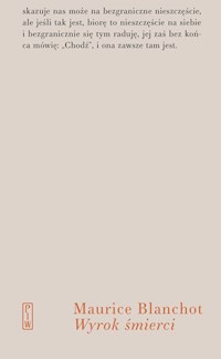 Wyrok śmierci - Maurice Blanchot - ebook + książka