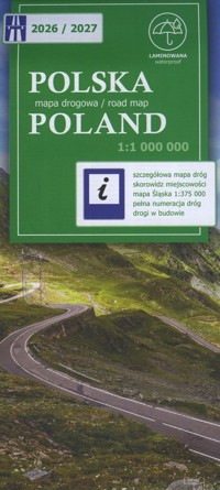 Polska. Mapa drogowa w skali 1:1 000 000 - zbiorowa praca - książka