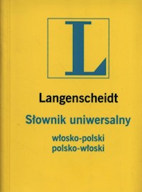 Słownik uniwersalny włosko-pol pol-wł Langen -  - książka