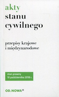 Akty stanu cywilnego -  - książka