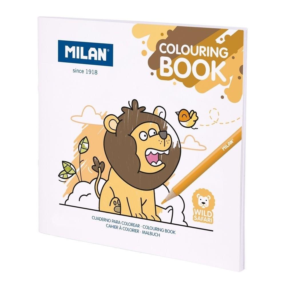 Kolorowanka Dzikie safari MILAN -  - książka