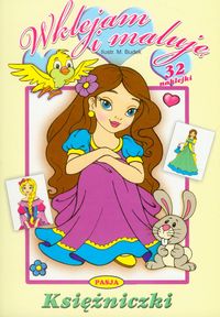 Księżniczki Wklejam i maluję -  - książka