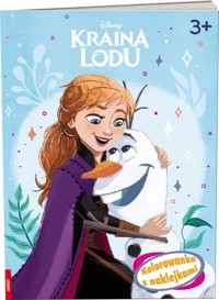 Kraina Lodu Kolorowanka z naklejkami -  - książka
