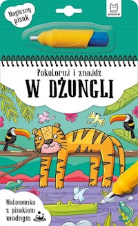 Pokoloruj i znajdź W dżungli -  - książka