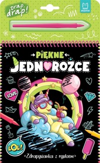 Piękne jednorożce. Zdrapywanka z rysikiem - Agata Kaczyńska - książka
