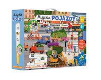 Miejskie pojazdy z puzzlami mówiącymi Kakadu - Magdalena Młodnicka, Piotr Wojtyra - książka