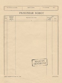 Przedmiar robót - Marcin Sendecki - ebook + książka