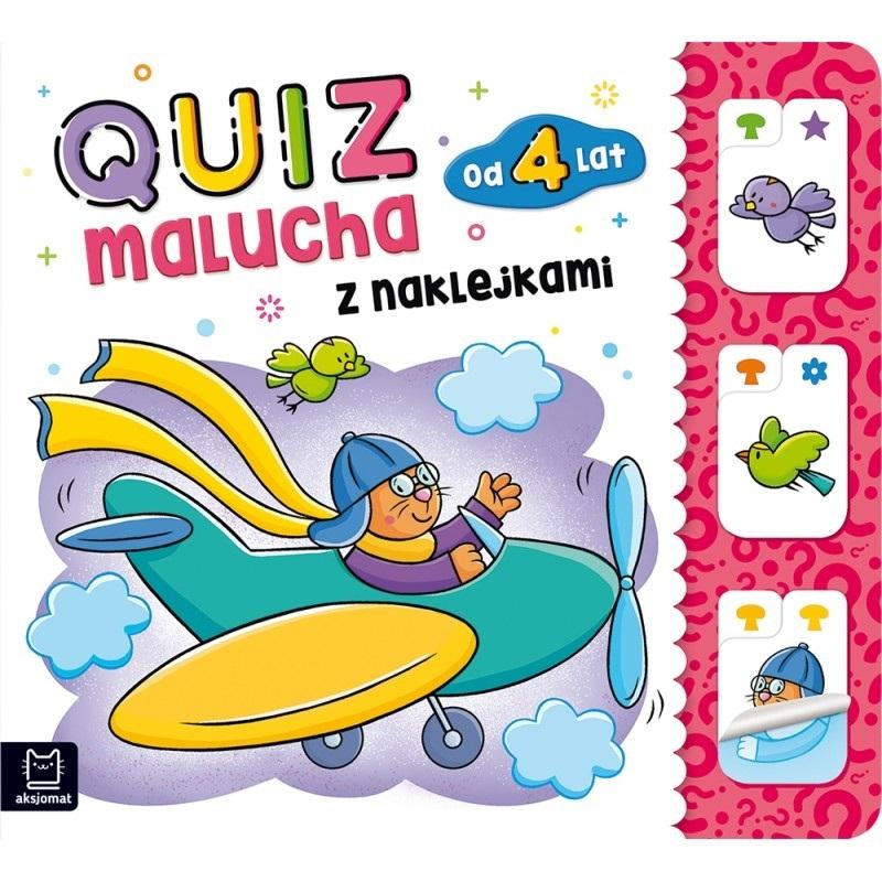 Quiz malucha z naklejkami od 4 lat - zbiorowa praca - książka