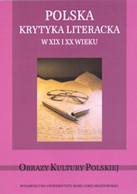 Polska krytyka literacka w XIX i XX wieku -  - książka