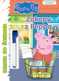 Peppa Pig Zadania do ścierania Zakupy z Peppą -  - książka