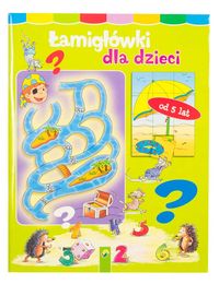 Łamigłówki dla dzieci od 5 lat zielona -  - książka