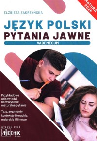 Język Polski Pytania Jawne Vademecum matura 2026 - Zakrzyńska Elżbieta - książka