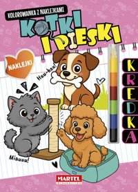 Modułowa kredka. Kotki i pieski z naklejkami - Salamon Katarzyna - książka