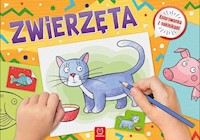 Zwierzęta Kolorowanka z naklejkami -  - książka
