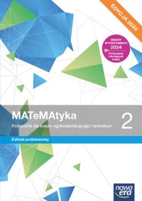 Matematyka 2 Podręcznik Zakres podstawowy - Babiański Wojciech, Chańko Lech, Czarnowska Joanna - książka