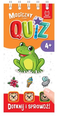 Magiczny quiz z żabką Dotknij i sprawdź - Podgórska Anna - książka