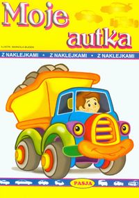 Moje autka z naklejkami -  - książka