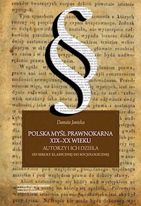 Polska myśl prawnokarna - Janicka Danuta - książka