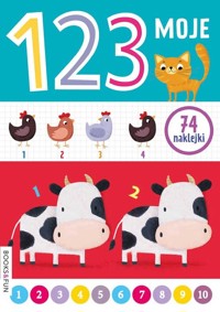 Moje 123 z naklejkami -  - książka