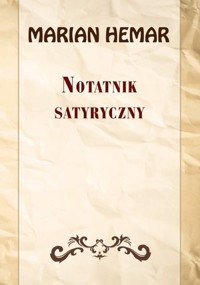 Notatnik satyryczny - Marian Hemar - książka