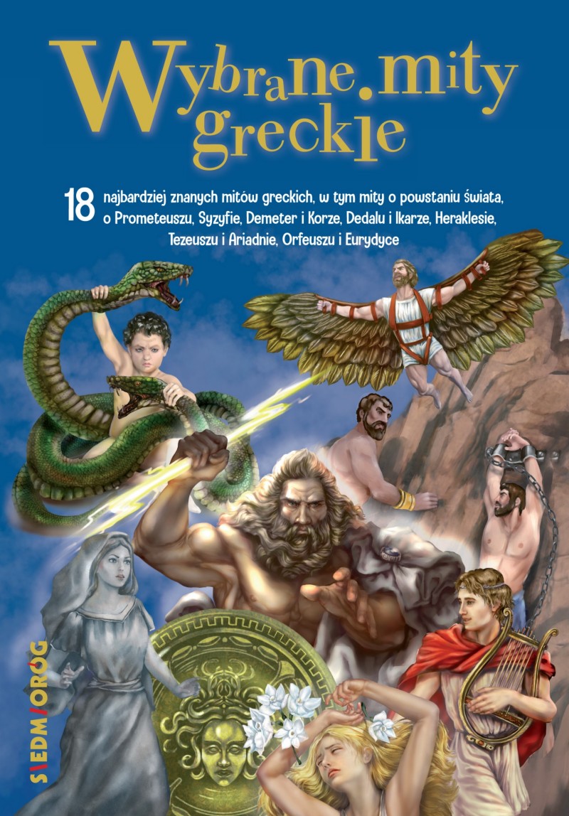 Okładka:Wybrane mity greckie 