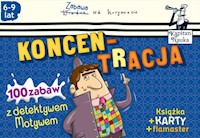 Koncentracja 100 zabaw z detektywem Motywem (6-9 lat) -  - książka