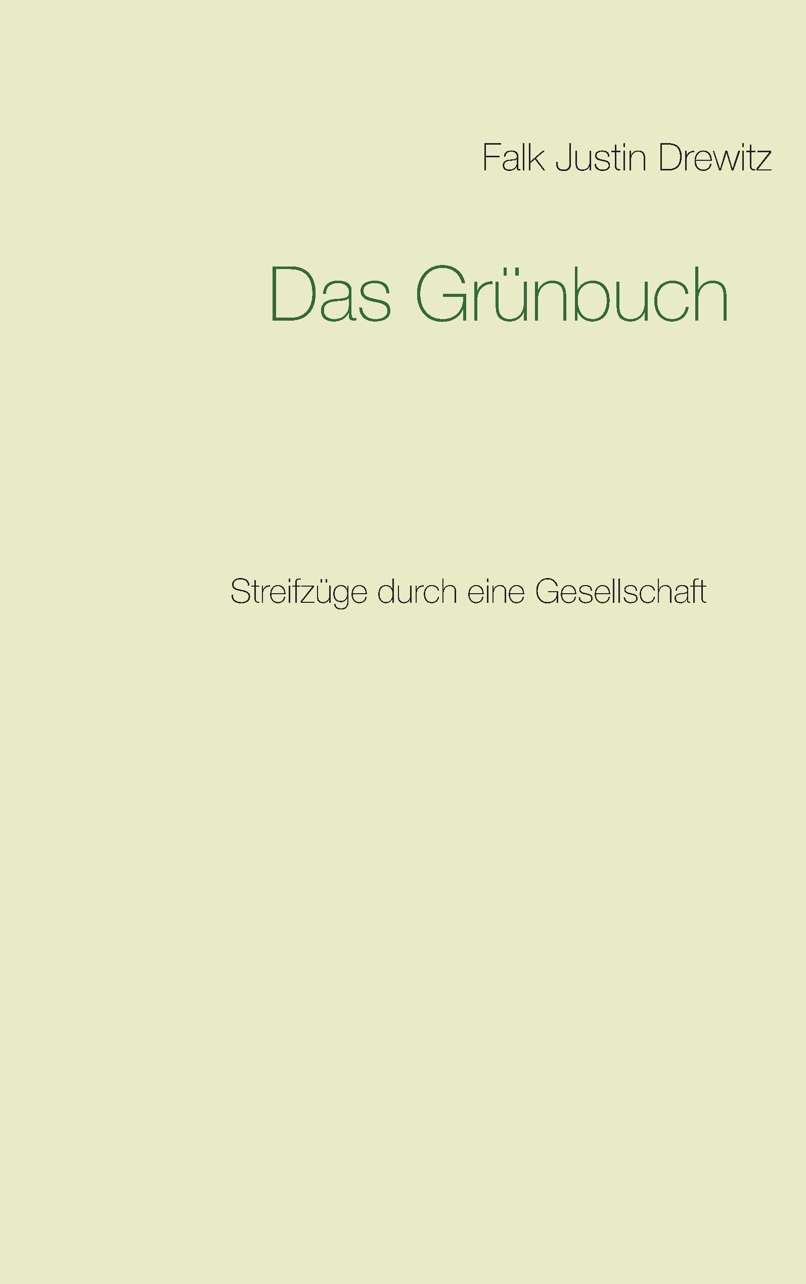 Das Grünbuch