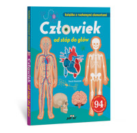 Człowiek od stóp do głów. Książka z ruchomymi elementami - David Hawcock - książka