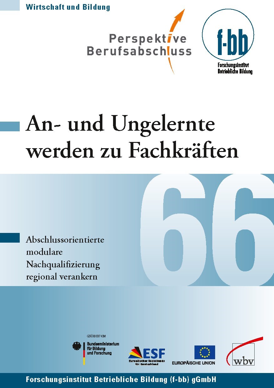 An- und Ungelernte werden zu Fachkräften
