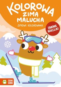 Kolorowa zima malucha Zimowe kolorowanie -  - książka