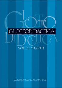 Glottodidactica vol. XL/1 (2013) -  - książka