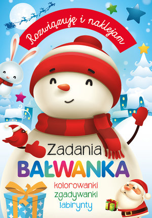 Rozwiązuję i naklejam. Zadania Bałwanka - Barbara Szymanek - książka