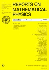 Reports on Mathematical Physics 65/2 -  - książka