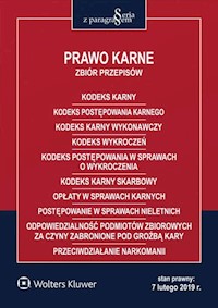 Prawo karne Zbiór przepisów -  - książka