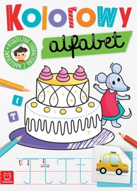 Kolorowy alfabet. Edukacyjna książeczka z naklejkami - Anna Podgórska - książka