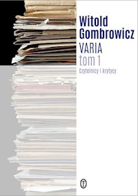 Varia Tom 1 - Witold Gombrowicz - książka