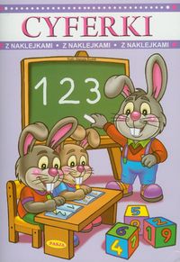 Cyferki z naklejkami -  - książka