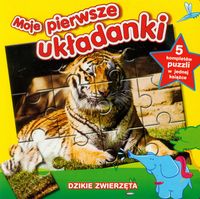 Moje pierwsze układanki Dzikie zwierzęta -  - książka