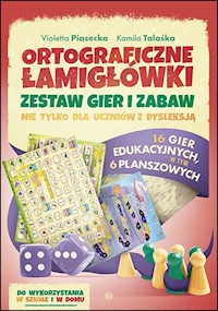 Ortograficzne łamigłówki Zestaw gier i zabaw - Piasecka Violetta, Talaśka Kamila - książka
