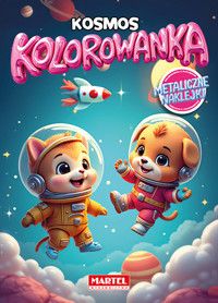 Kosmos. Kolorowanka z naklejkami metalicznymi - Maciej Ratajczyk - książka
